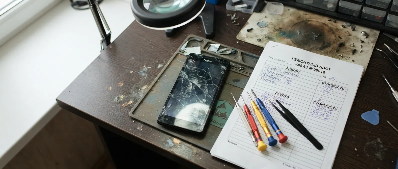 Расчет стоимости ремонта телефона Haier после диагностики