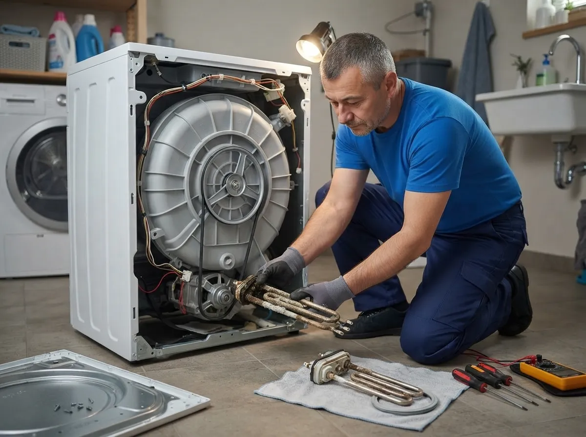 Замена ТЭНа в стиральной машине Haier