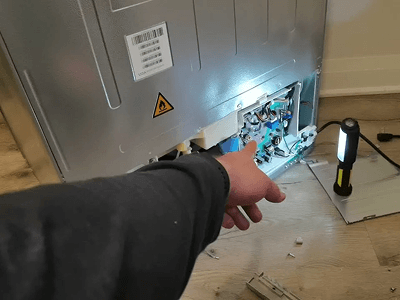 Холодильник Haier не выключается - процесс ремонта