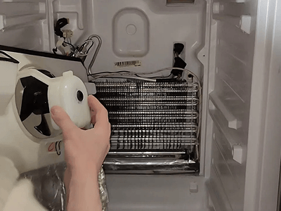 Холодильник Haier течет - процесс ремонта